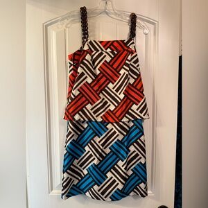 Milly silk dress, excellent condition size 2
